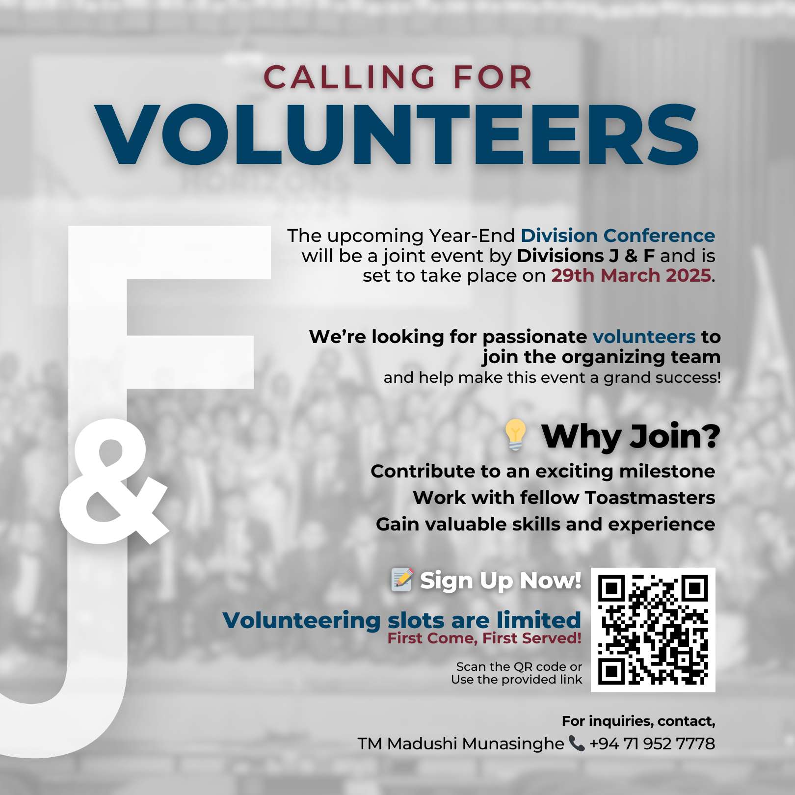 Division Conference - J&F