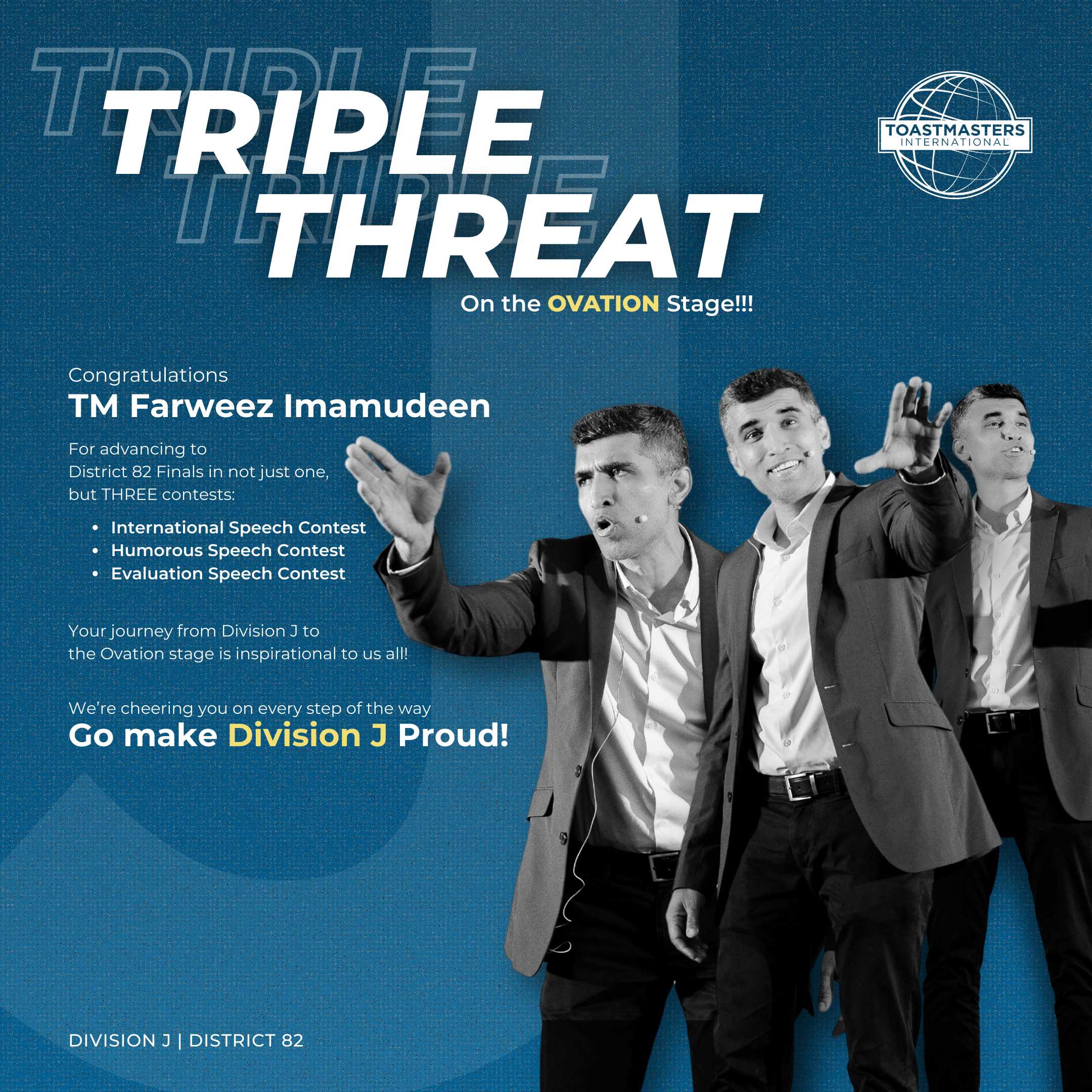 Good Luck Flyer for TM Farweez